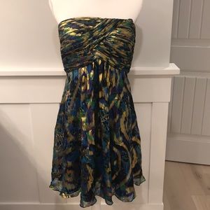 Vibrant vintage cocktail dress